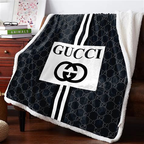 cheap gucci blanket|gucci luxury throw blanket black.